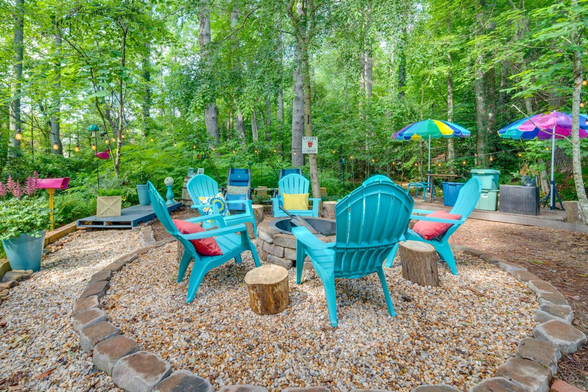Creekside Hendersonville Haven Hot Tub And Fire Pit Exterior foto